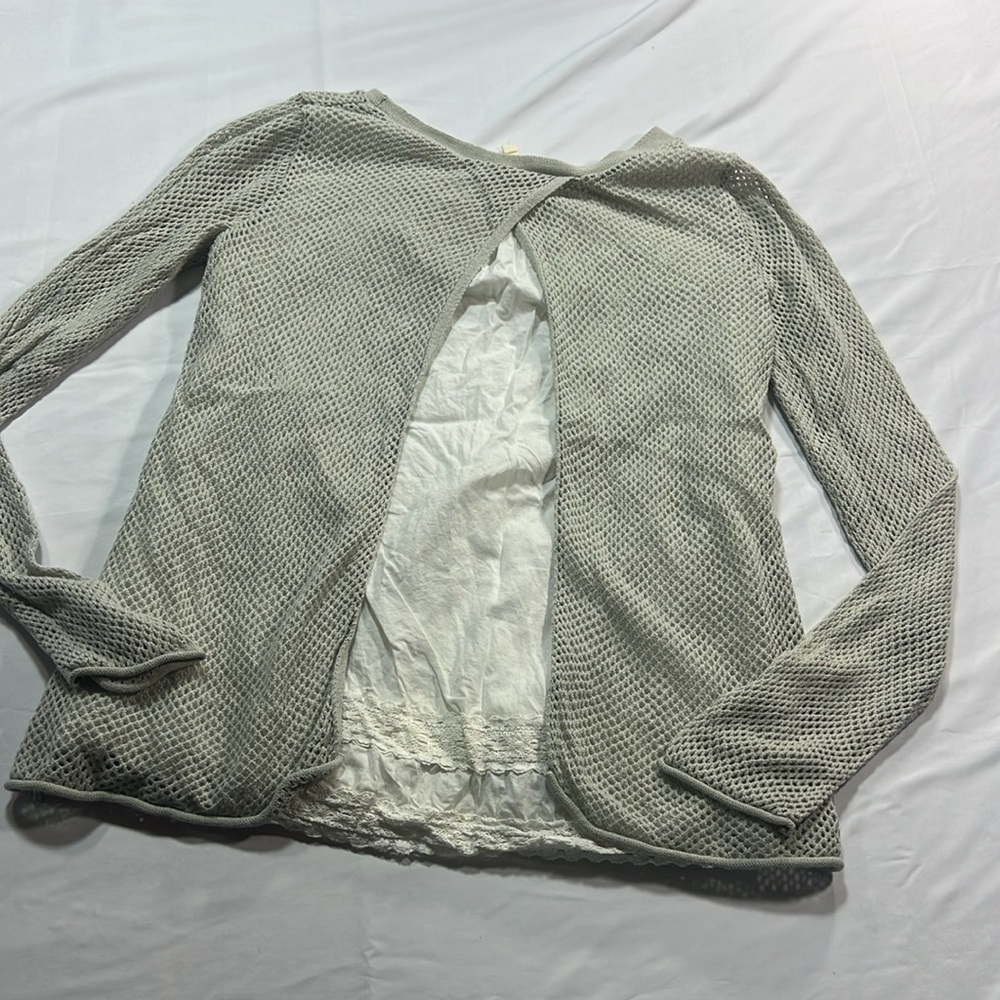 SUNDANCE spring sweater fishnet layered top size
Small - Picture 3 of 8